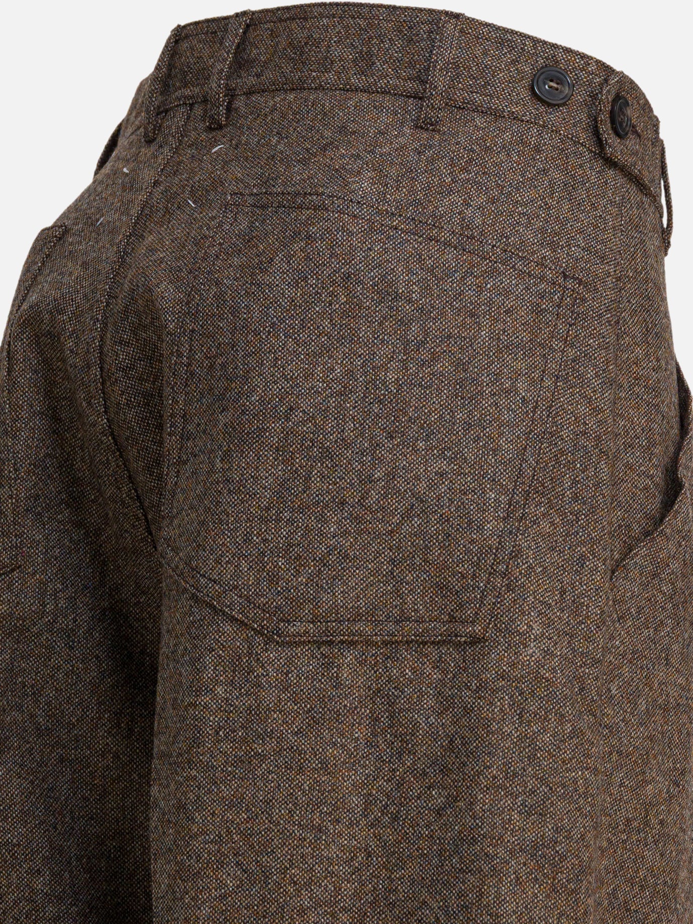 Pantaloni casual Solid colour  Marrone - Maison Margiela Uomo | PDP | VIETTI Online Store | Zoom-Modal_4
