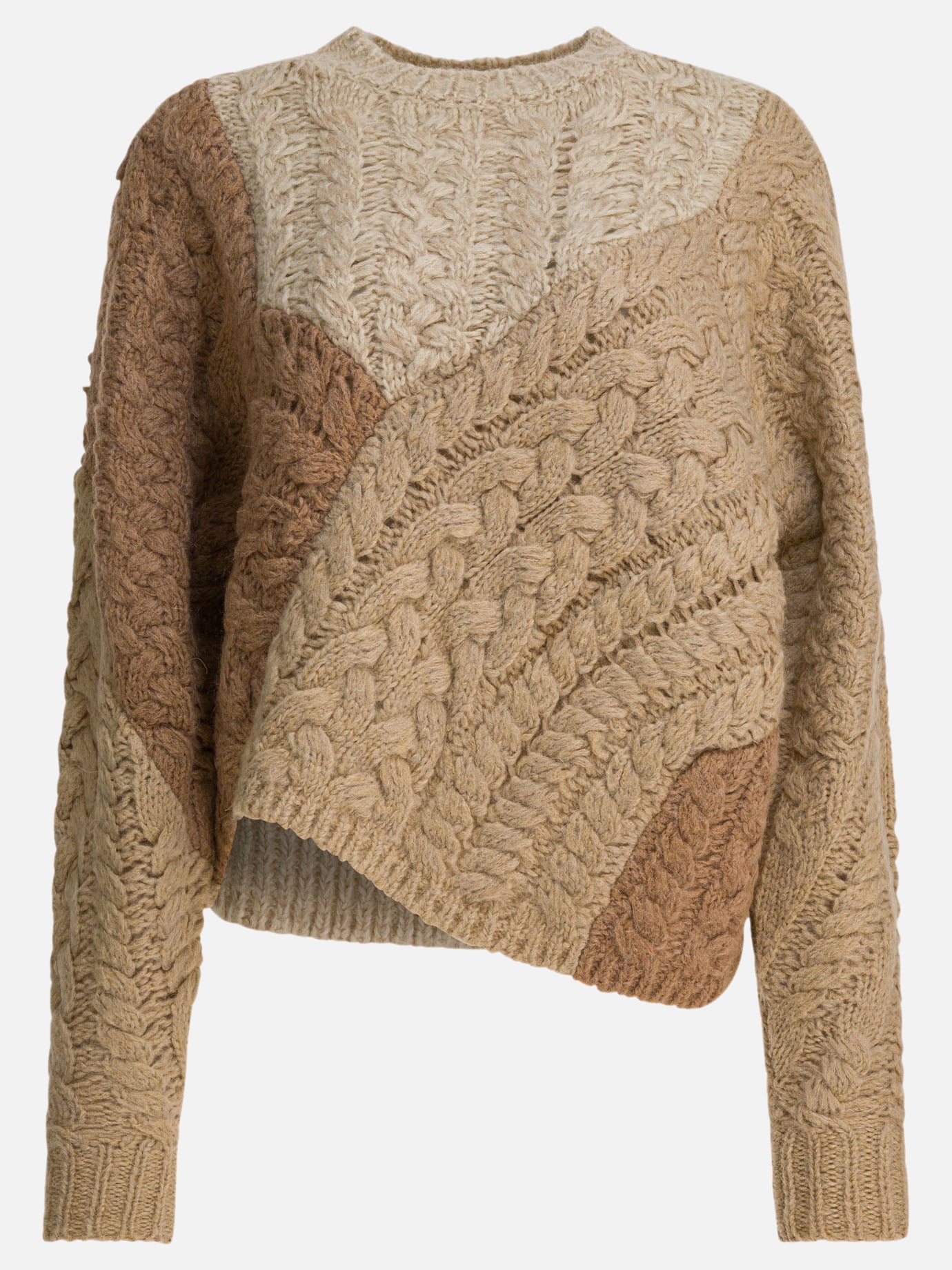 Maglioni girocollo Textured knit  Beige - Marant Étoile Donna | PDP | VIETTI Online Store | thumbnail