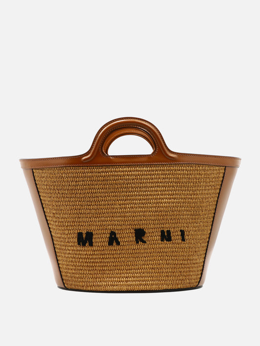 Large bags 100% cotton  Brown - Marni Women | PDP | VIETTI Online Store 
