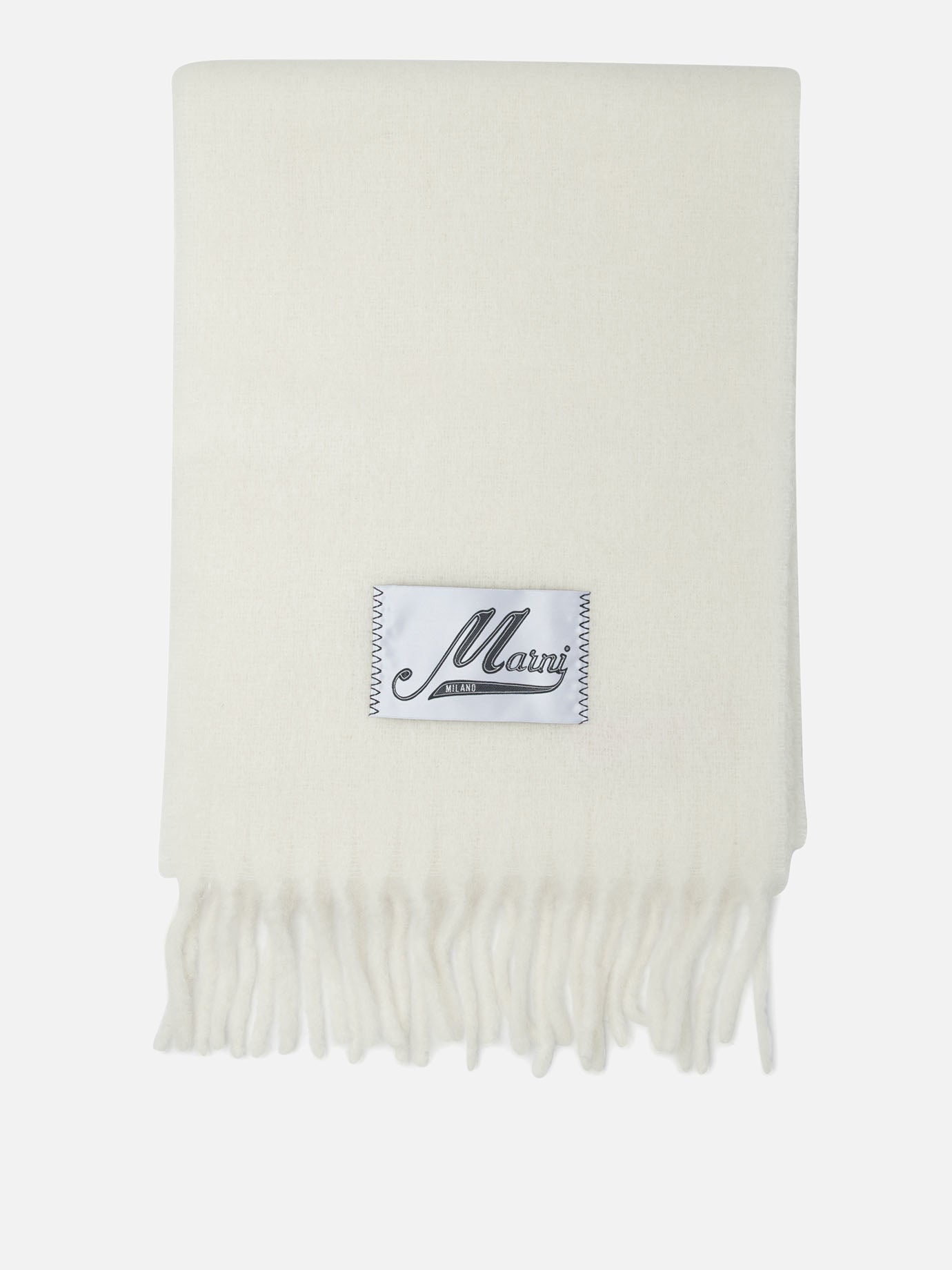 Sciarpe con frange 80% alpaca 20% polyamide  Bianco - Marni Donna | PDP | VIETTI Online Store | thumbnail