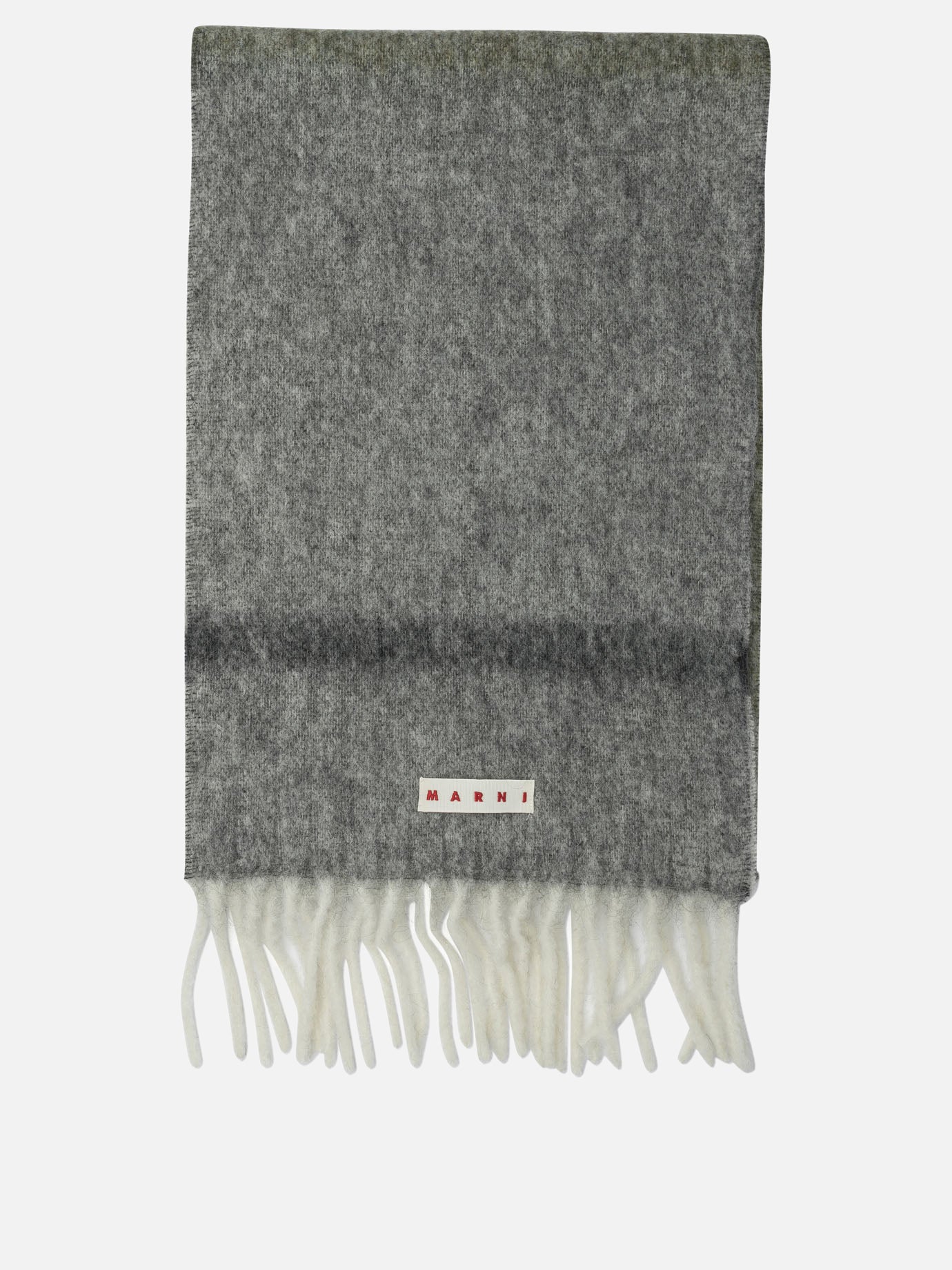 Sciarpe con frange 28% mohair 28% alpaca 24% virgin wool 20% polyamide  Grigio - Marni Donna | PDP | VIETTI Online Store | thumbnail