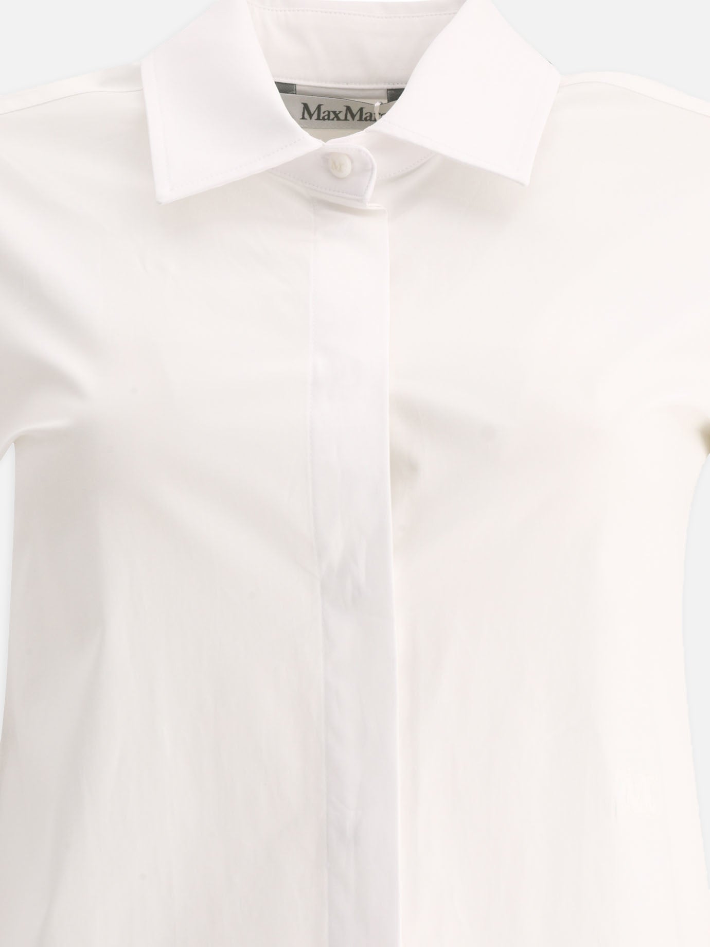 Max Mara Camicia in cotone 17845228_38 White thumbnail_3