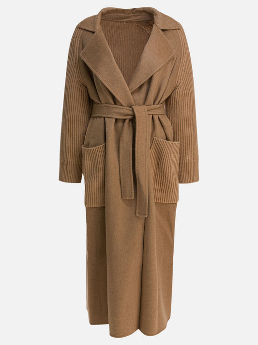 Long coats Solid colour  Brown - Max Mara Women | PLP | VIETTI Online Store 
