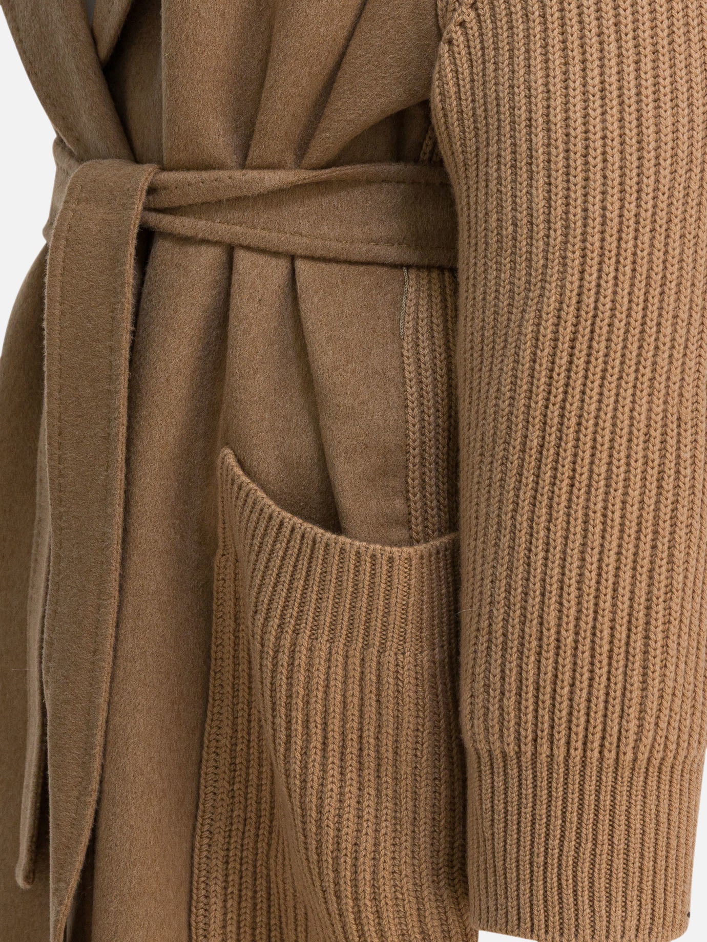 Long coats Solid colour  Brown - Max Mara Women | PDP | VIETTI Online Store | Zoom-Modal_4
