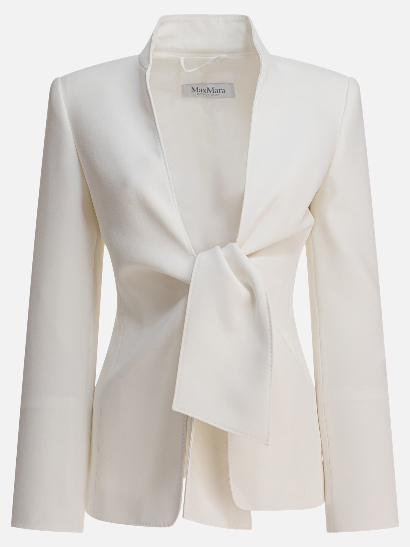 Max Mara Giacca femminile in cady 15141987_38 White thumbnail_1