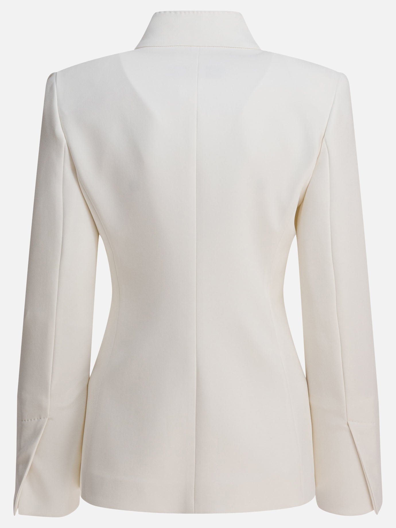 Max Mara Giacca femminile in cady 15141987_38 White thumbnail_2