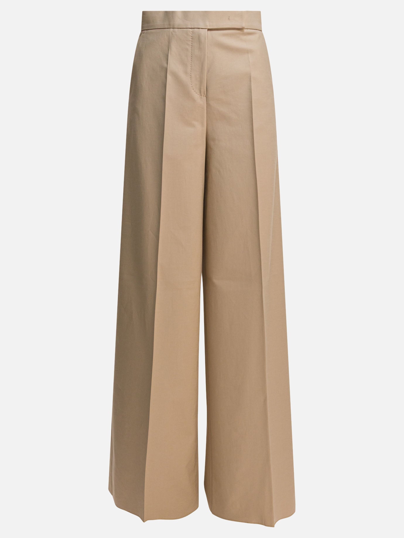 Max Mara Wide leg trousers Beige
