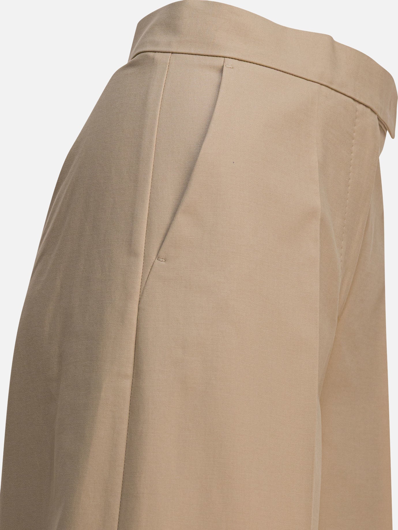 Max Mara Pantaloni gamba larga 15795888_40 Beige thumbnail_4