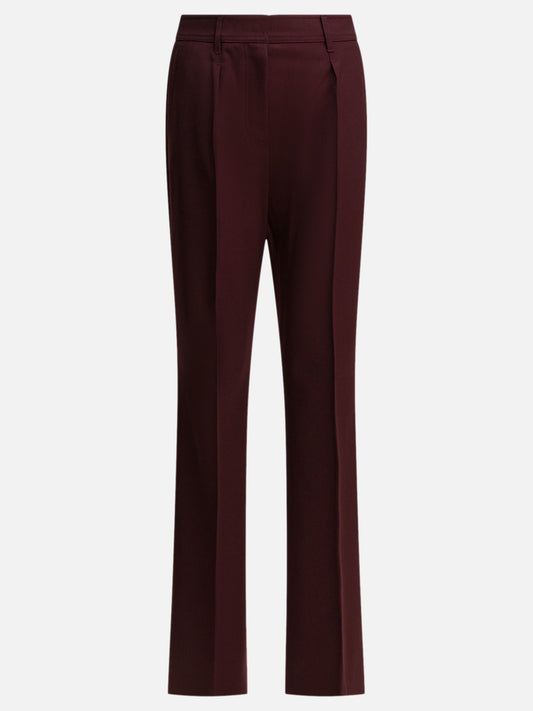 Pantaloni casual Solid colour  Rosso - Max Mara Donna | PDP | VIETTI Online Store 
