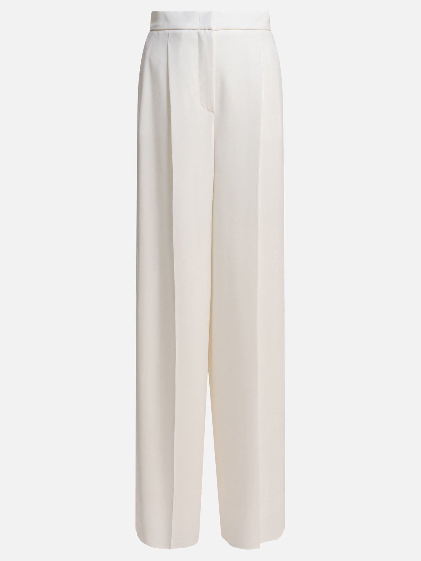 Max Mara Wide cady trousers 16919893_38 White thumbnail_1