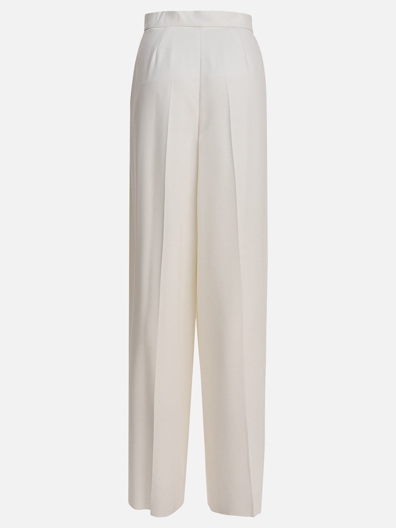 Max Mara Wide cady trousers 16919893_38 White thumbnail_2