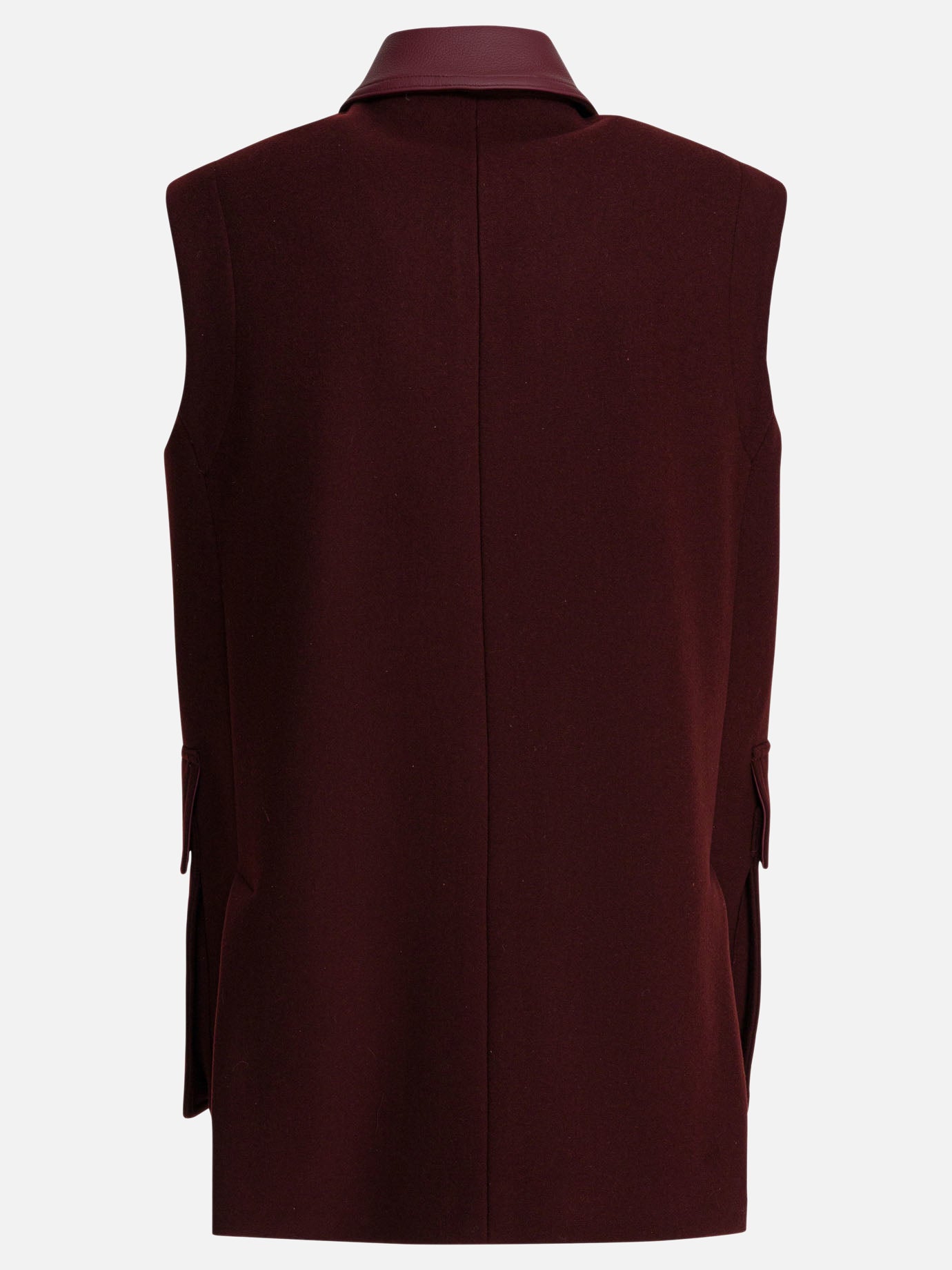 Vest jackets Solid colour  Red - Max Mara Women | PDP | VIETTI Online Store | thumbnail_2
