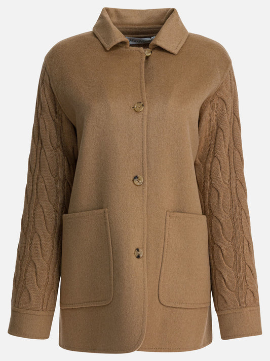 Cappotti corti Solid colour  Marrone - Max Mara Donna | PDP | VIETTI Online Store 
