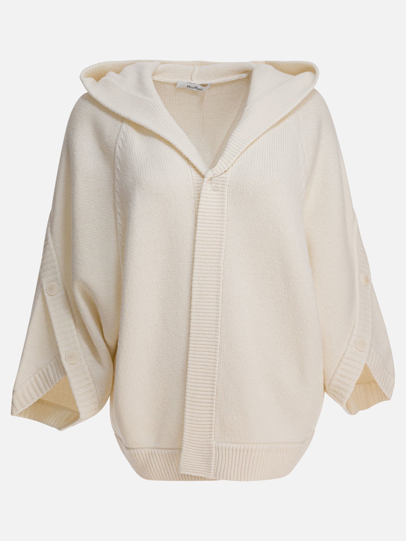 Max Mara Cardigan in lana e cashmere 12393752_XS White thumbnail_1