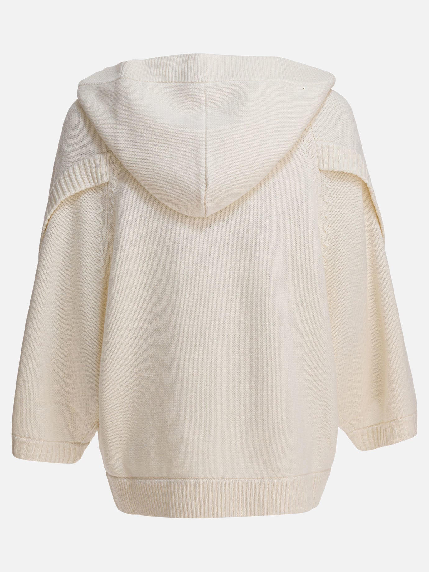 Max Mara Cardigan in lana e cashmere 12393752_XS White thumbnail_2