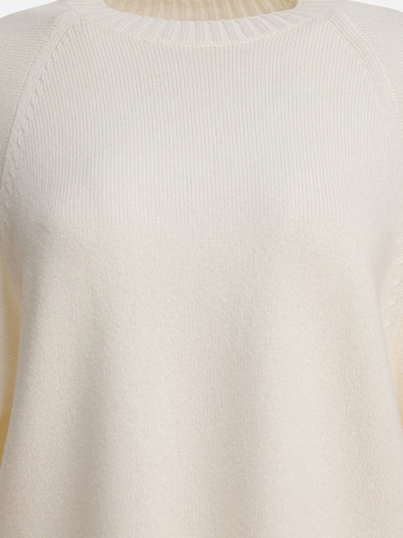 Max Mara Wool and cashmere over sweater 17551965_S White thumbnail_3