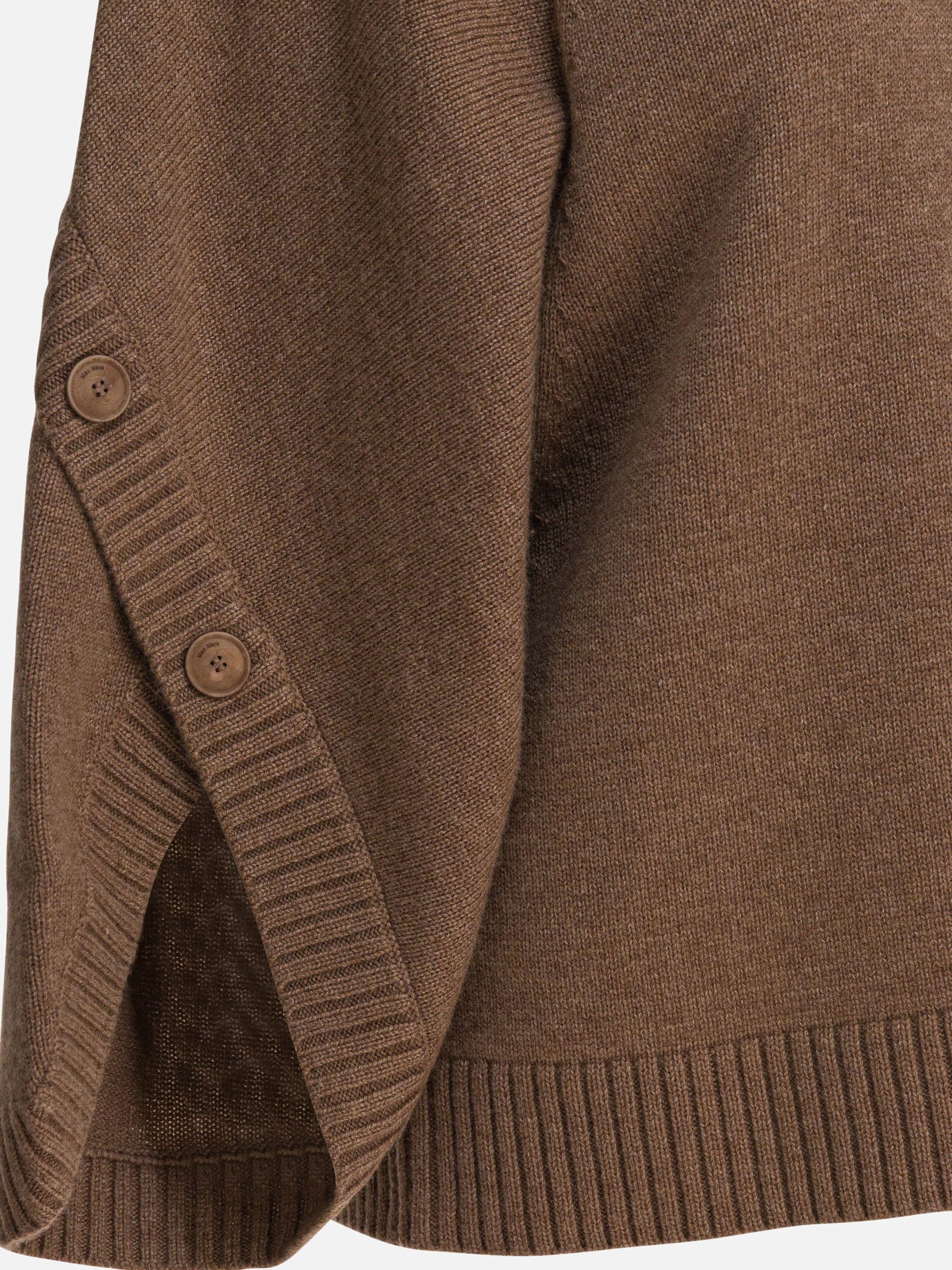 Max Mara Wool and cashmere over sweater 10451760_XS Brown thumbnail_4