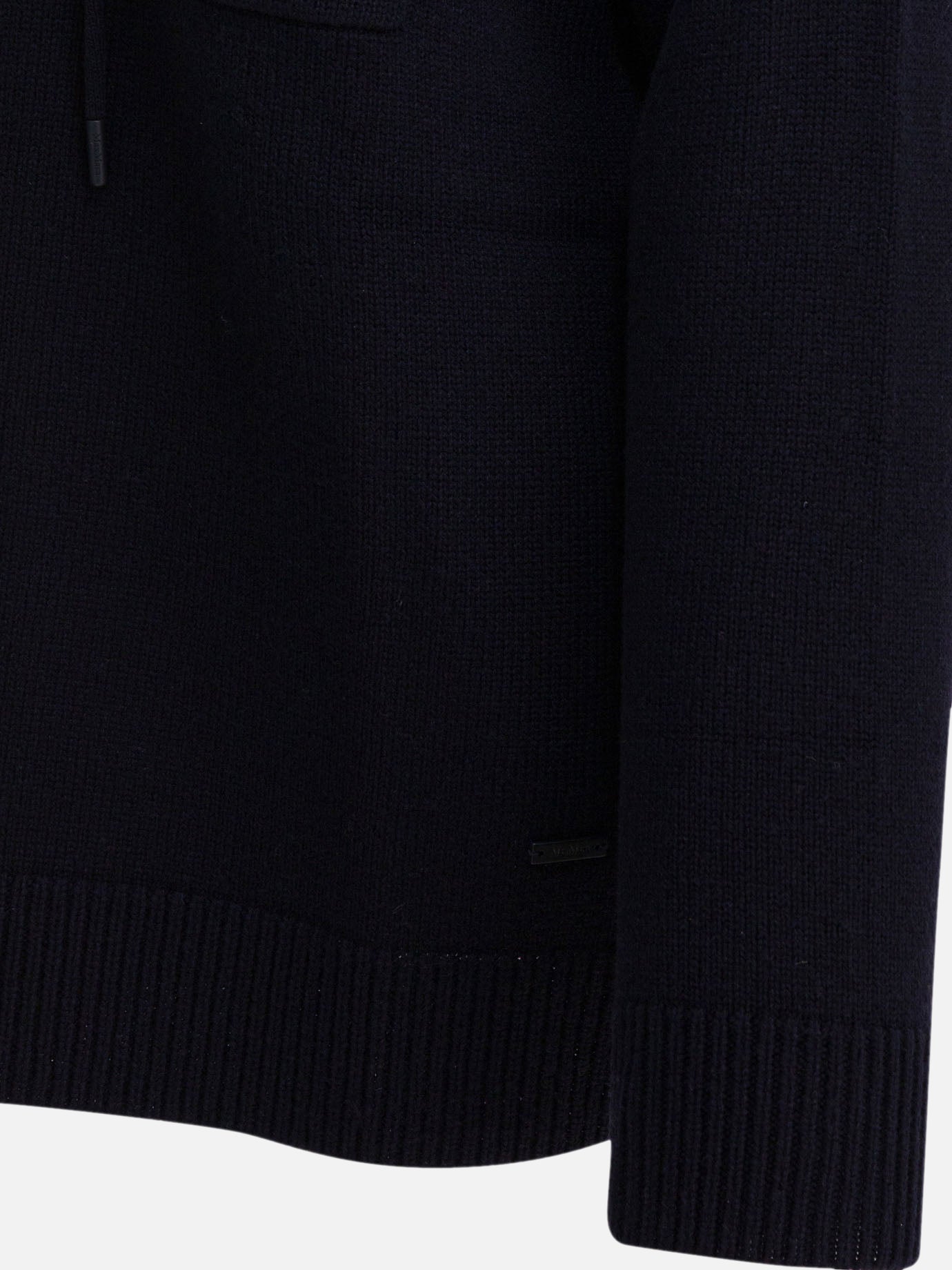 Maglioni con cappuccio Solid colour  Blu - Max Mara Donna | PDP | VIETTI Online Store | thumbnail_4