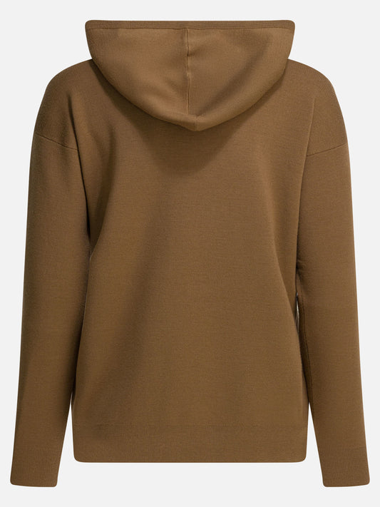 Hooded sweaters Solid colour  Brown - Max Mara Women | PDP | VIETTI Online Store | 2
