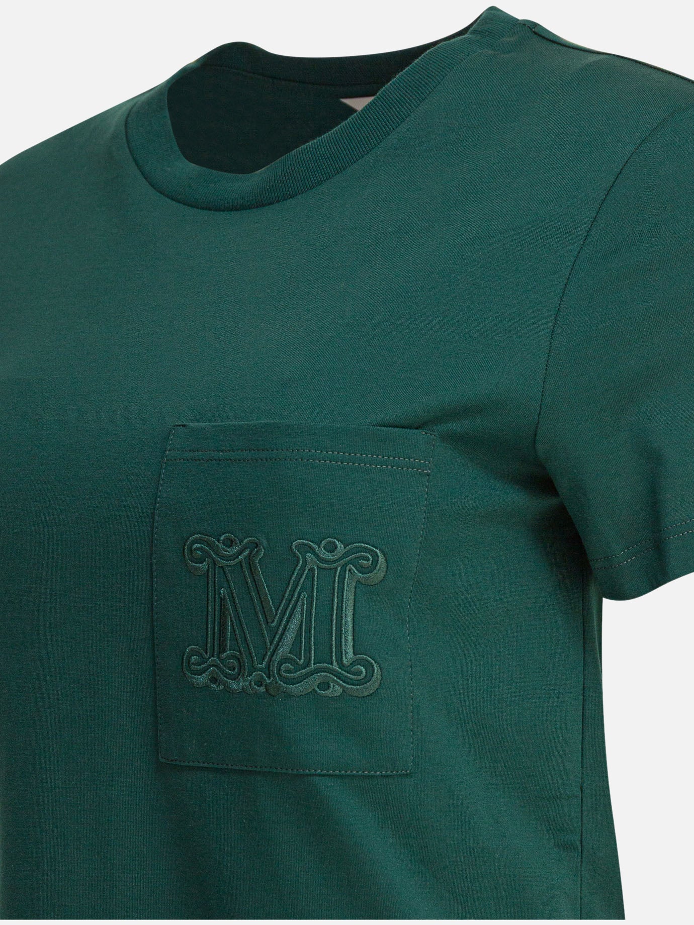 T-shirt girocollo Logo  Verde - Max Mara Donna | PDP | VIETTI Online Store | Zoom-Modal_3
