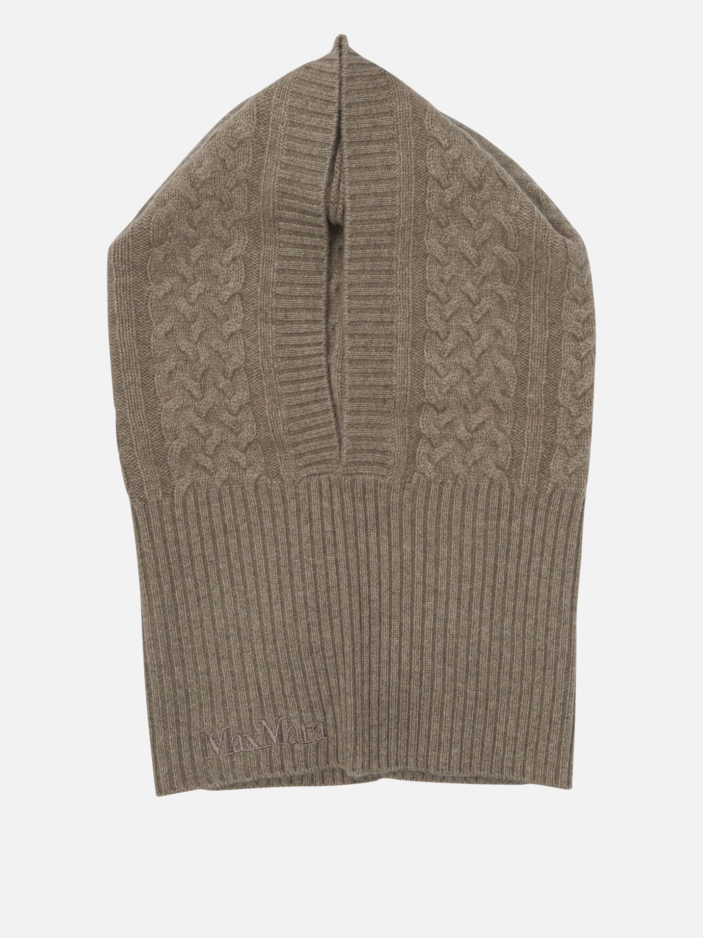 Beanies 100% cashmere  Beige - Max Mara Women | PDP | VIETTI Online Store | Zoom-Modal
