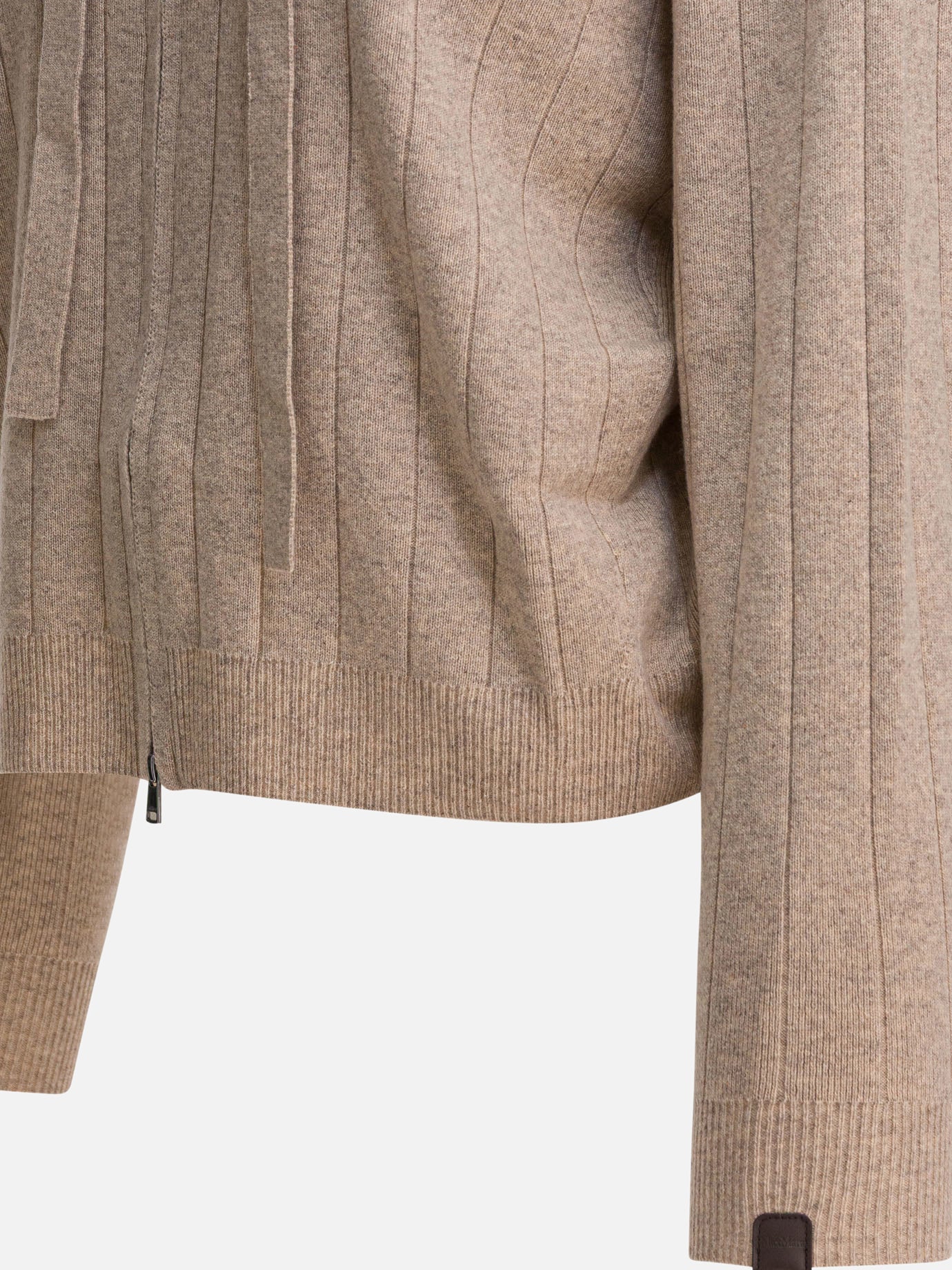 Maglioni con zip Solid colour  Beige - Max Mara Pure Donna | PDP | VIETTI Online Store | Zoom-Modal_4

