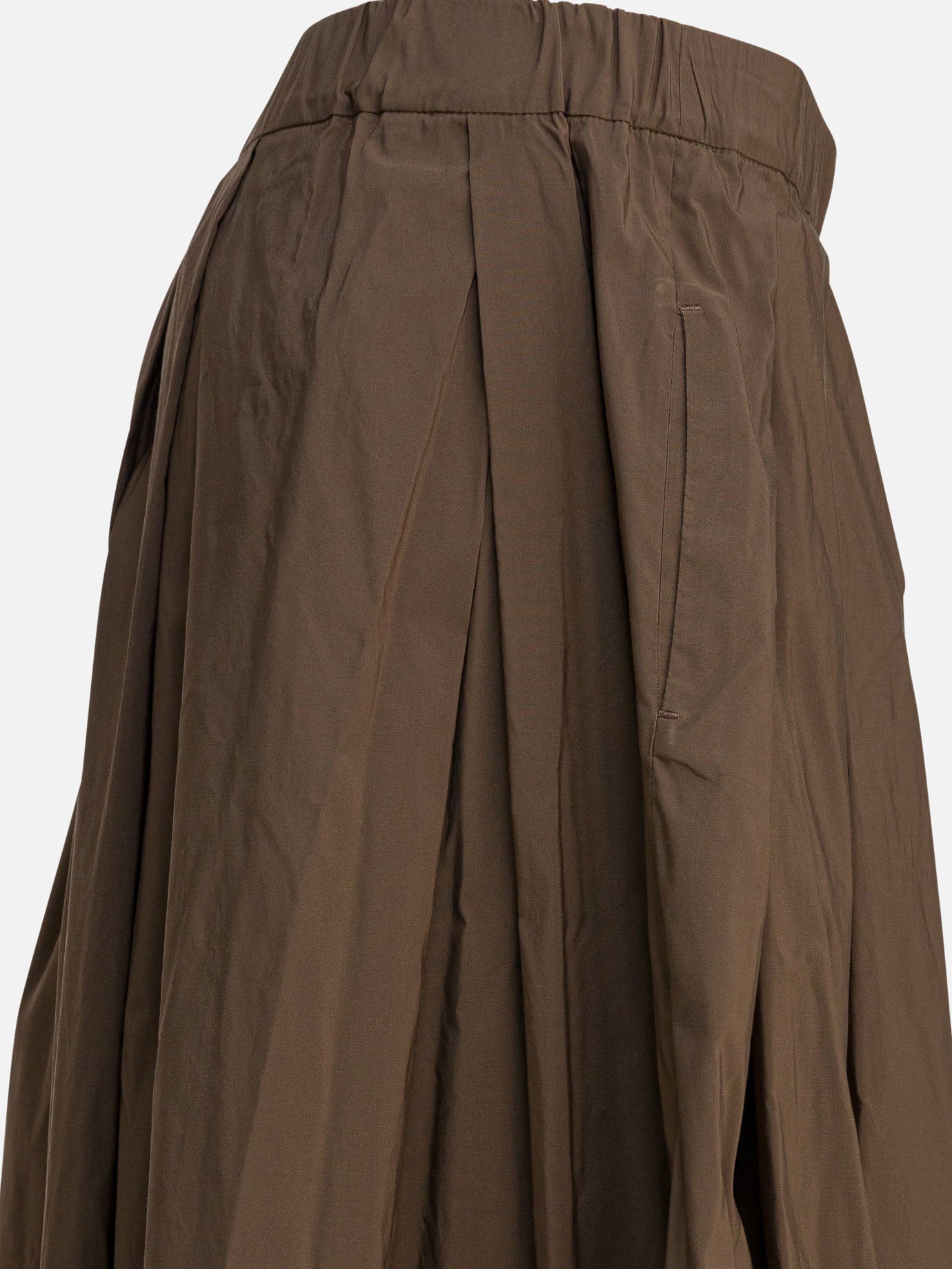 Long skirts Solid colour  Brown - Max Mara S Women | PDP | VIETTI Online Store | thumbnail_4