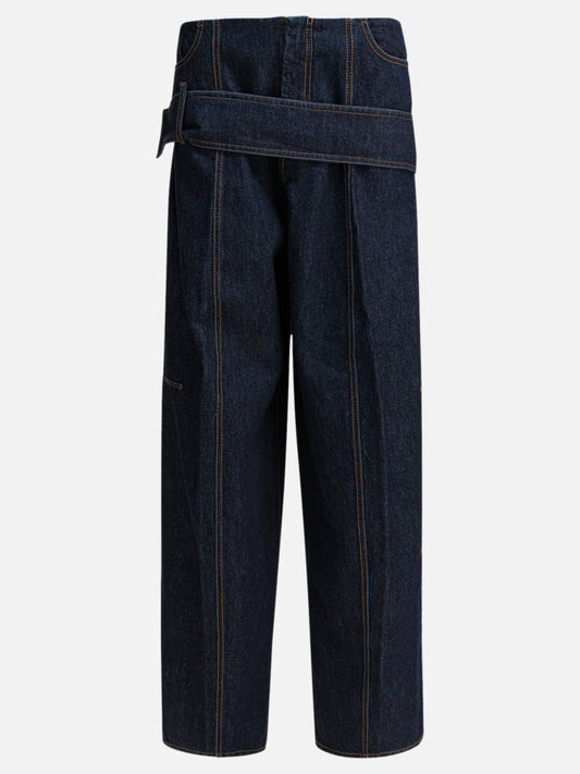 Flared jeans Solid colour  Blue - Max Mara Sportmax Women | PDP | VIETTI Online Store 
