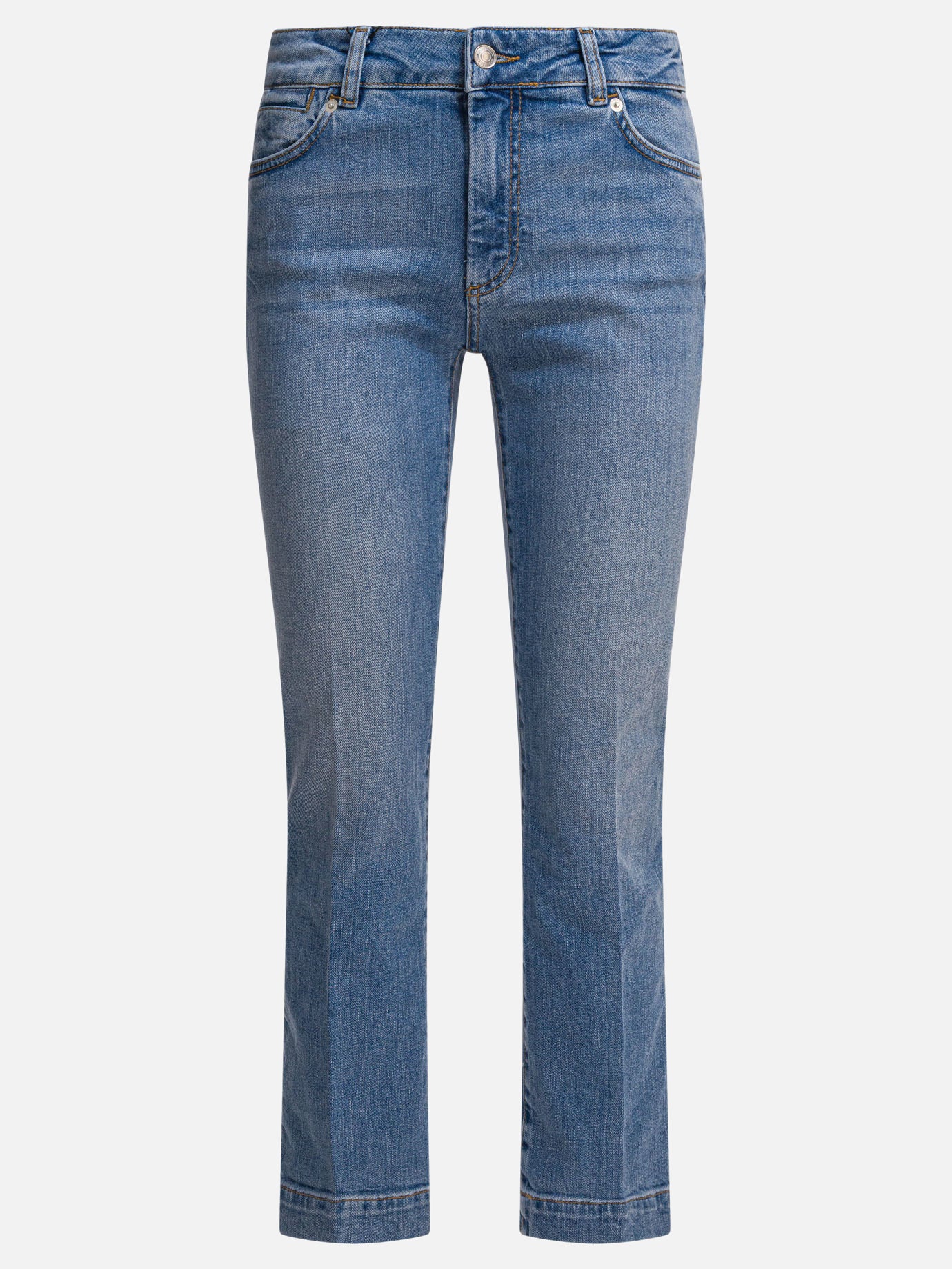 Straight-leg jeans Solid colour  Blue - Max Mara Sportmax Women | PDP | VIETTI Online Store | Zoom-Modal
