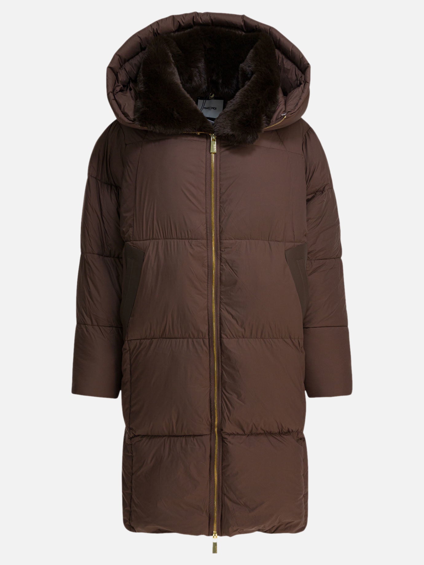 Piumini lunghi Solid colour  Marrone - Max&amp;Moi Donna | PDP | VIETTI Online Store | thumbnail