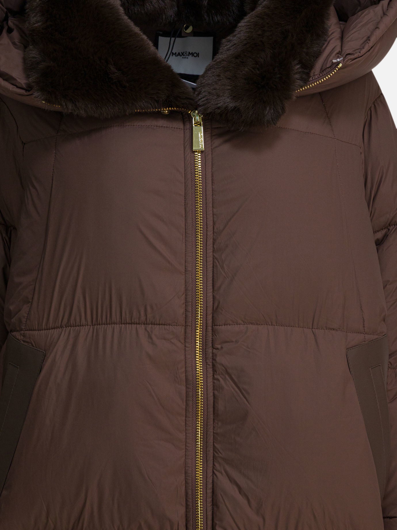 Piumini lunghi Solid colour  Marrone - Max&amp;Moi Donna | PDP | VIETTI Online Store | thumbnail_3