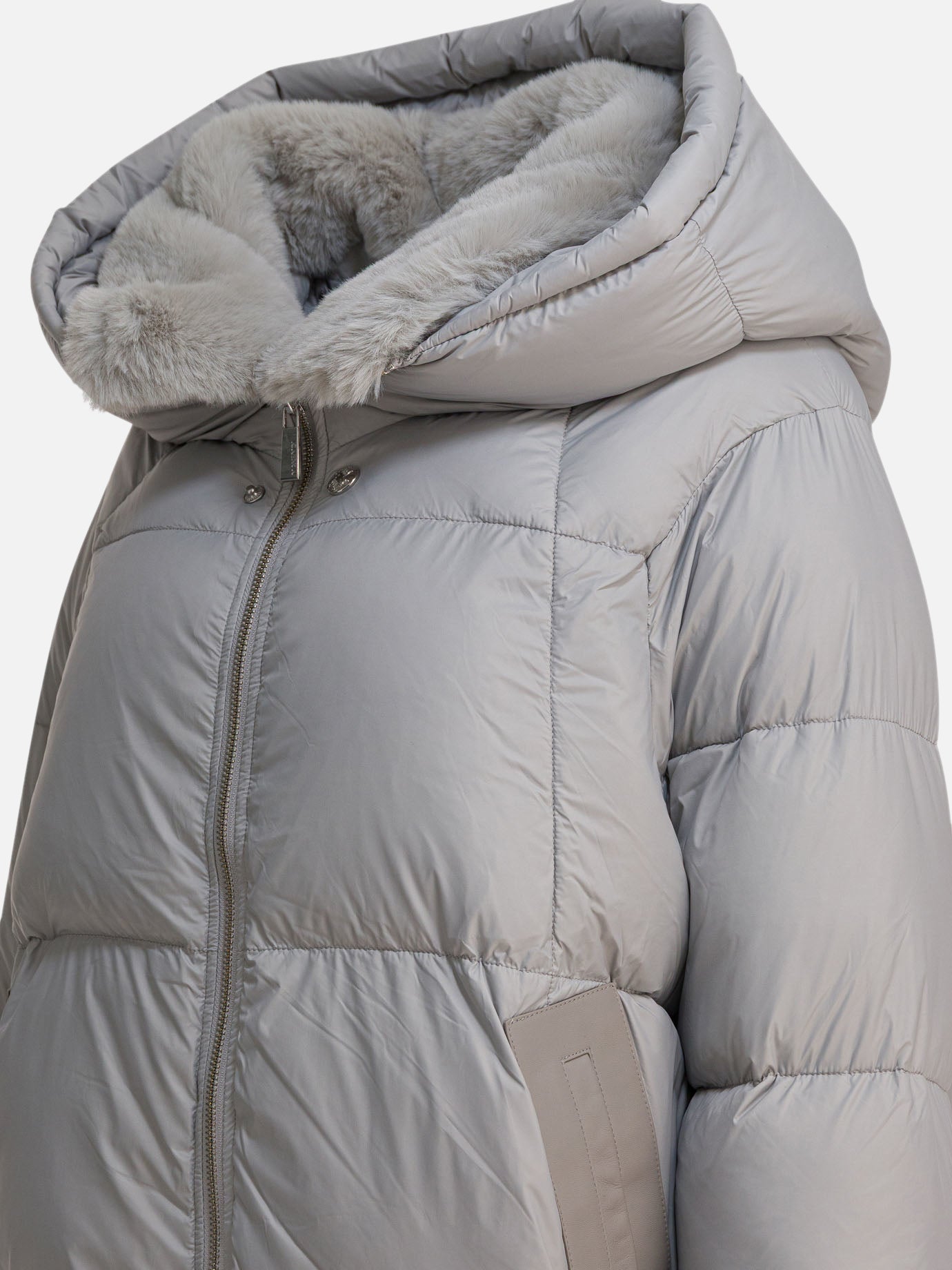 Piumini lunghi Solid colour  Grigio - Max&amp;Moi Donna | PDP | VIETTI Online Store | thumbnail_4