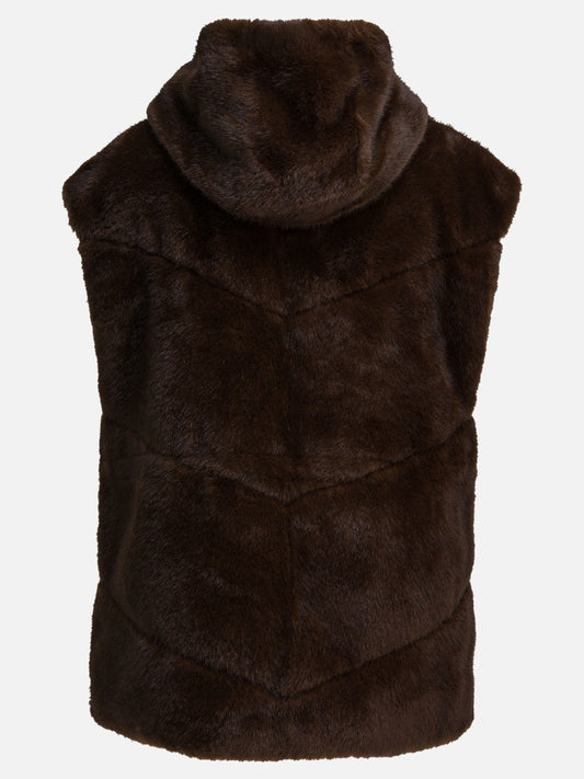 Giacche smanicate Solid colour  Marrone - Max&Moi Donna | PDP | VIETTI Online Store | 2

