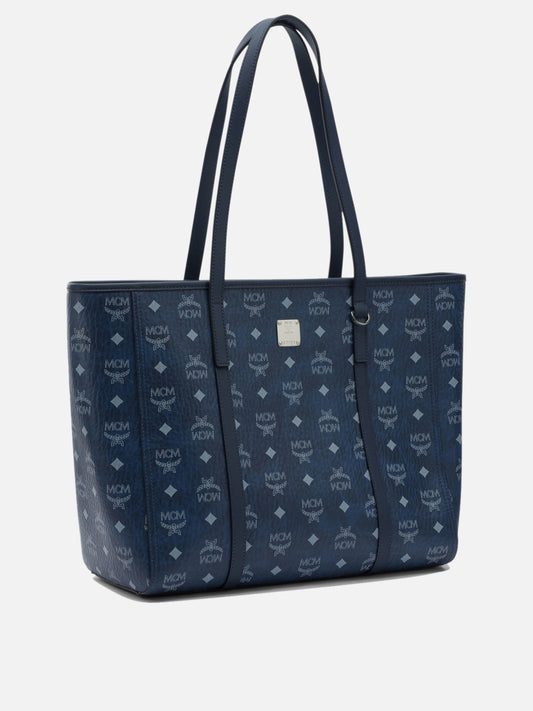 Borse grandi 63% polyurethane 20% polyester 17% cotton  Blu - Mcm Donna | PDP | VIETTI Online Store | 2
