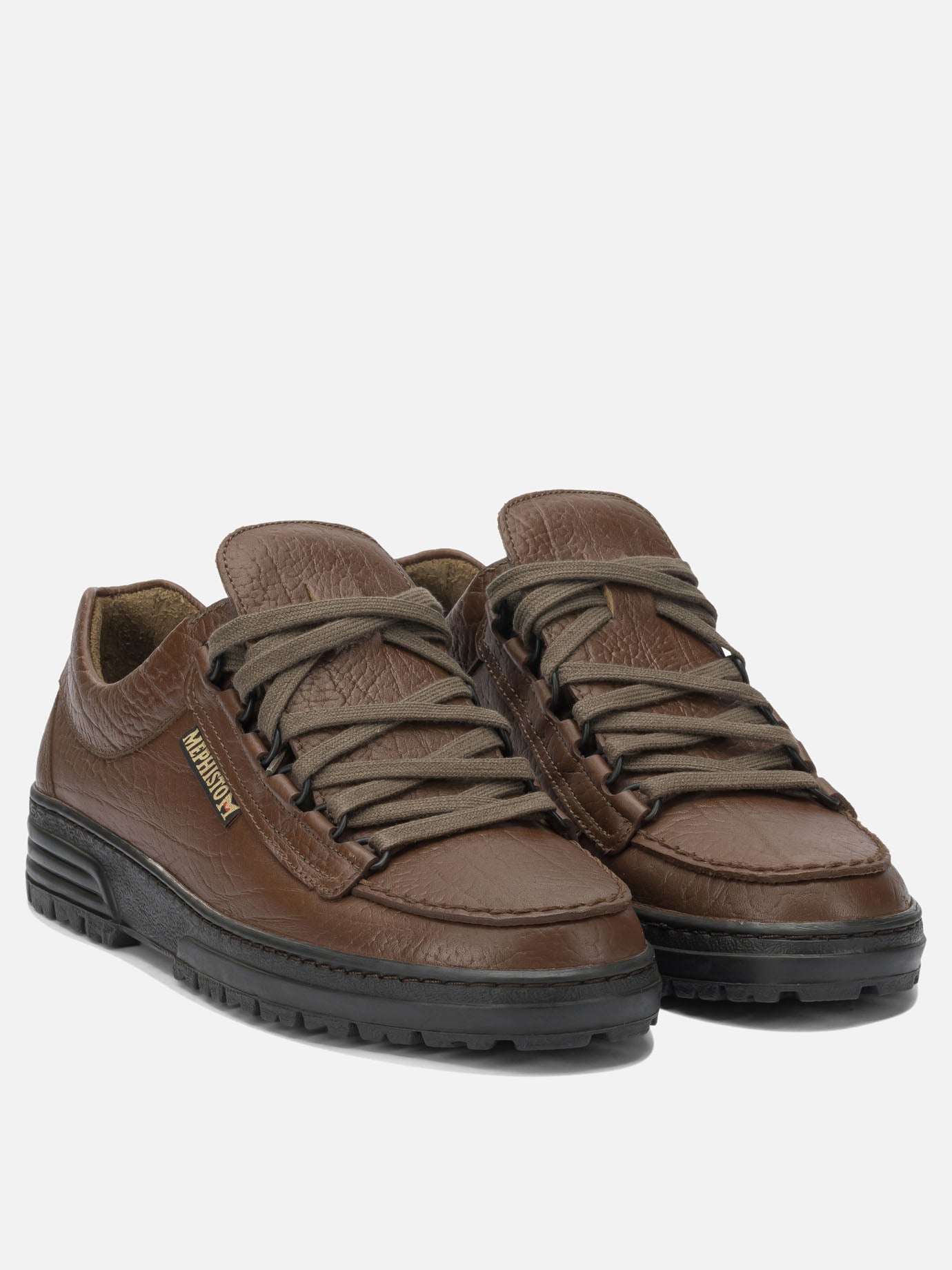 Sneaker basse 100% leather - 100% fabric - 100% rubber  Marrone - Mephisto Uomo | PDP | VIETTI Online Store | thumbnail_2