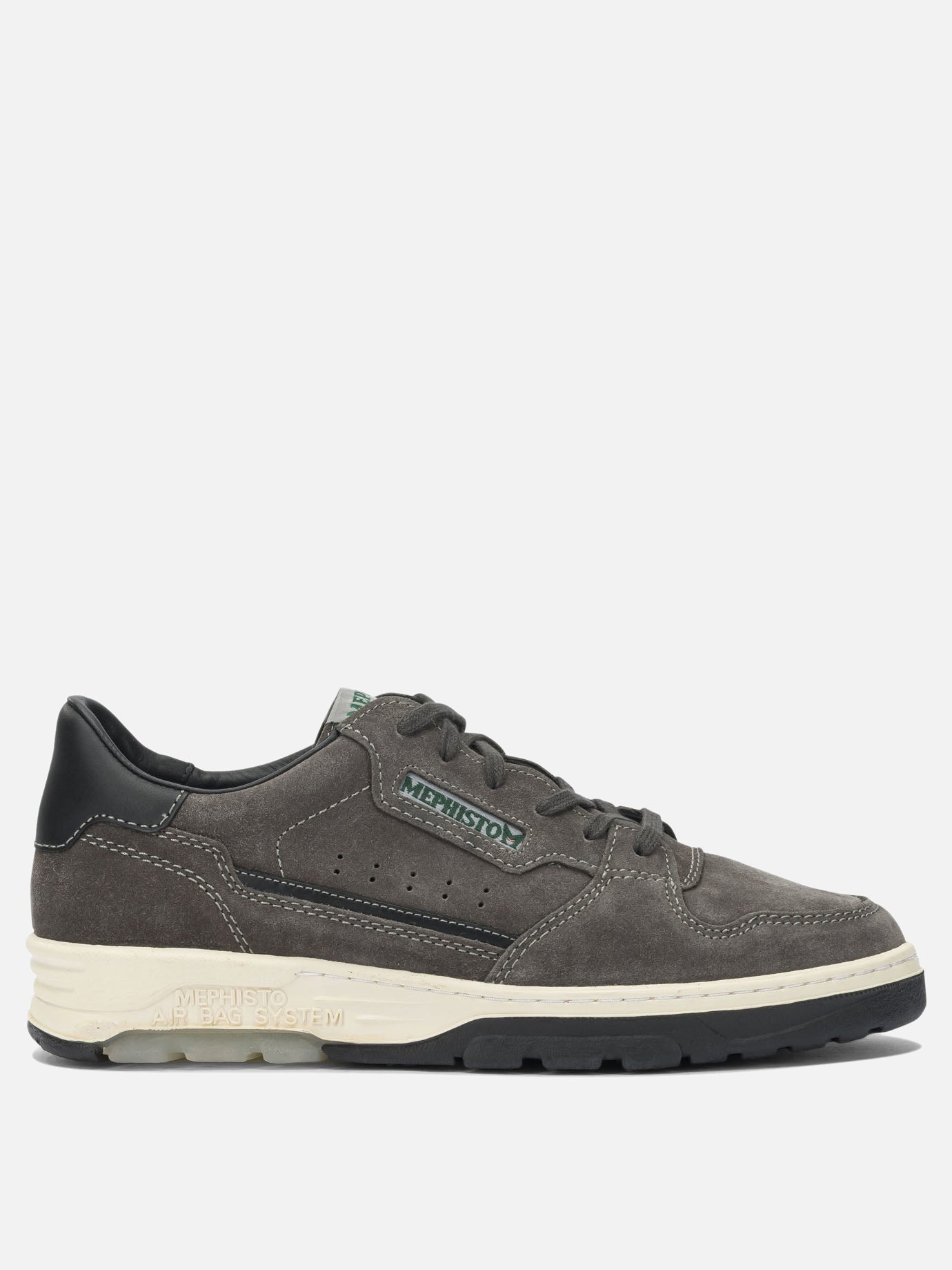 Sneaker basse 100% leather - 100% rubber  Grigio - Mephisto Uomo | PDP | VIETTI Online Store | Zoom-Modal
