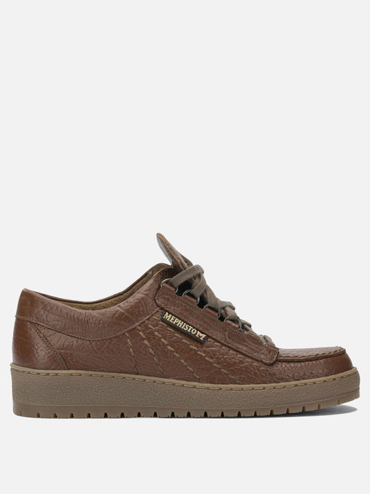 Sneaker basse 100% leather - 100% rubber  Marrone - Mephisto Uomo | PLP | VIETTI Online Store 
