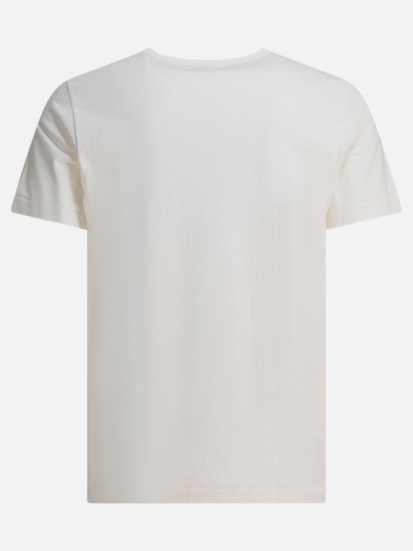 T-shirt girocollo Solid colour  Bianco - Merz b. Schwanen Uomo | PDP | VIETTI Online Store | Zoom-Modal_2
