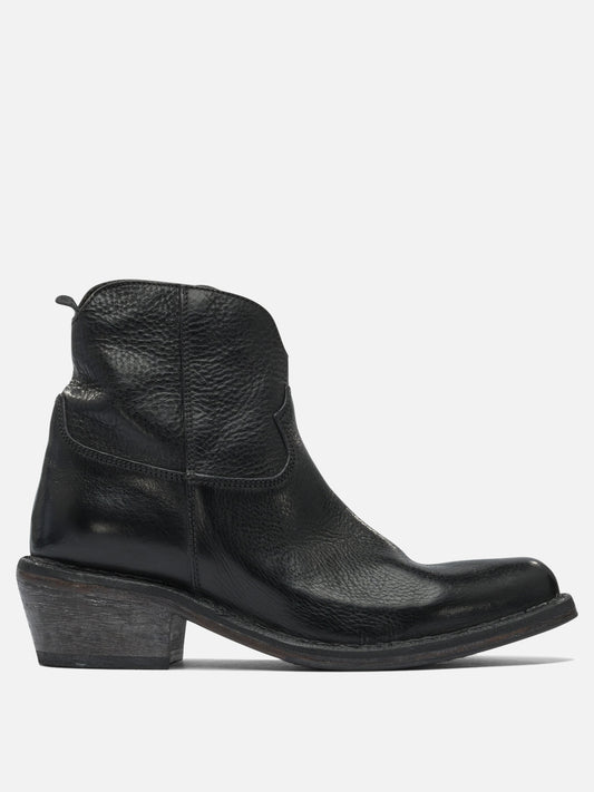 Cowboy 100% leather - 80% rubber 20% leather  Black - Moma Women | PDP | VIETTI Online Store 
