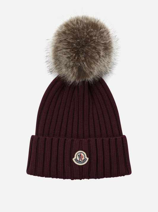 Beanies Logo  Brown - Moncler Women | PDP | VIETTI Online Store 
