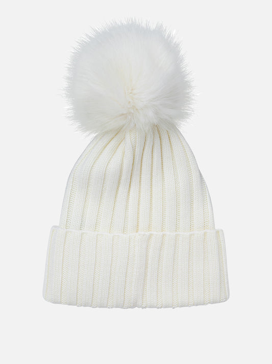 Beanies Logo  White - Moncler Women | PDP | VIETTI Online Store | 2

