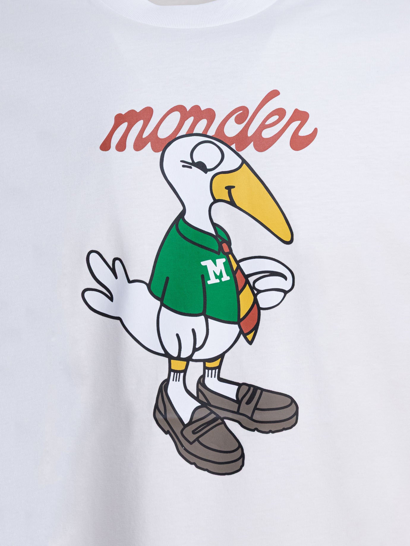 T-shirt girocollo Logo  Bianco - Moncler Uomo | PDP | VIETTI Online Store | Zoom-Modal_3
