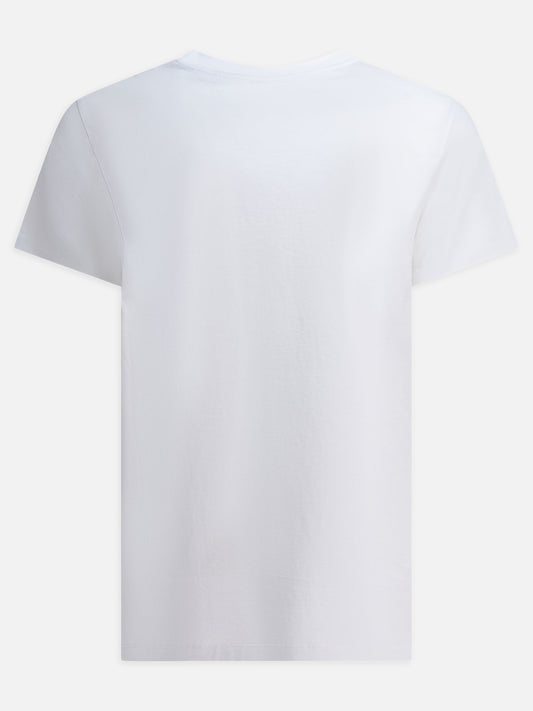 Crewneck t-shirts Logo  White - Moncler Men | PDP | VIETTI Online Store | 2
