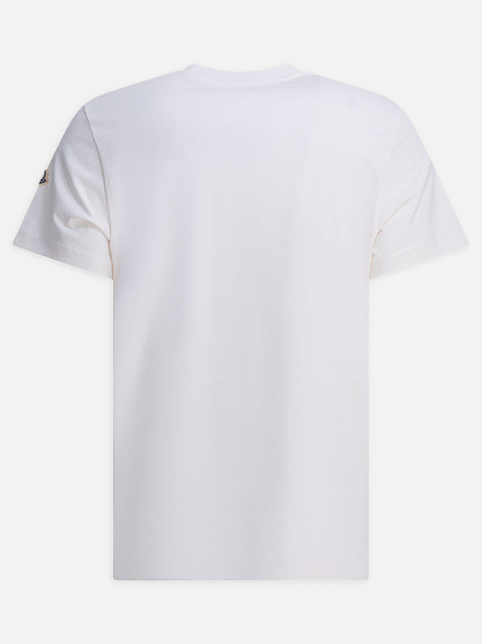 T-shirt girocollo Logo  Bianco - Moncler Uomo | PDP | VIETTI Online Store | 2
