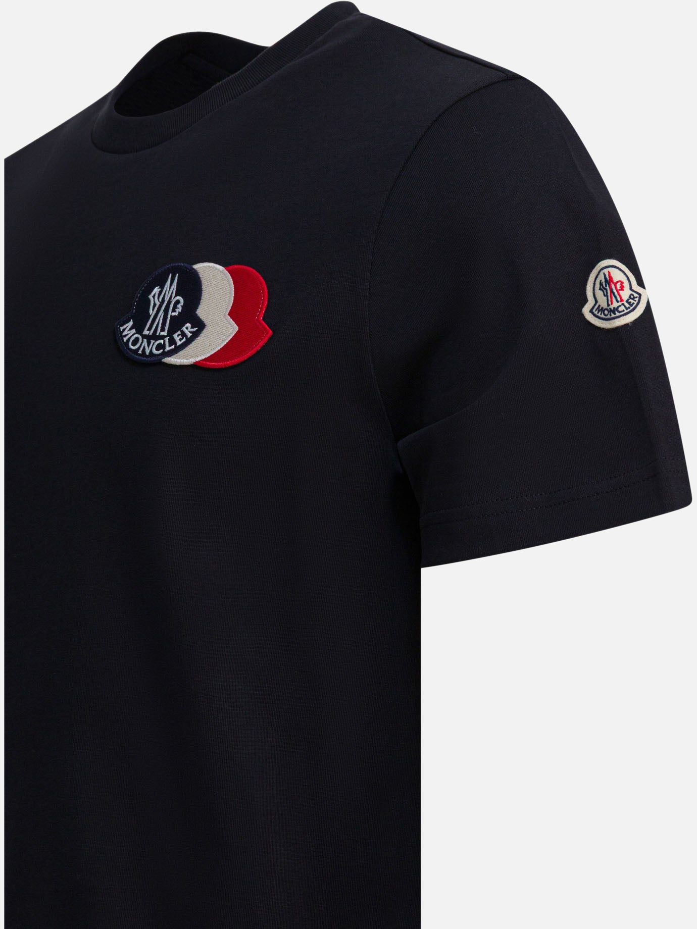 T-shirt girocollo Logo  Nero - Moncler Uomo | PDP | VIETTI Online Store | Zoom-Modal_4
