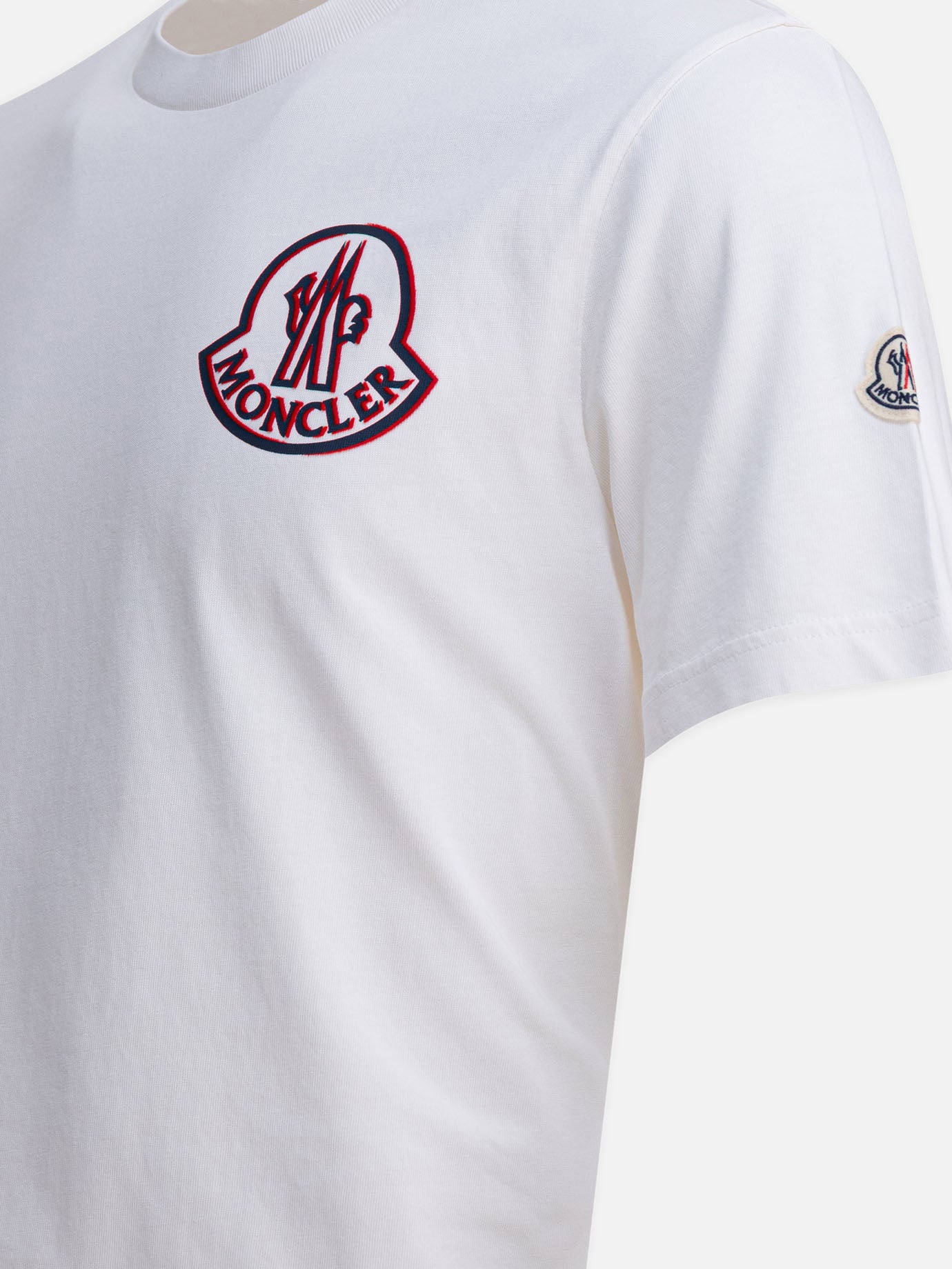 Crewneck t-shirts Logo  White - Moncler Men | PDP | VIETTI Online Store | Zoom-Modal_4
