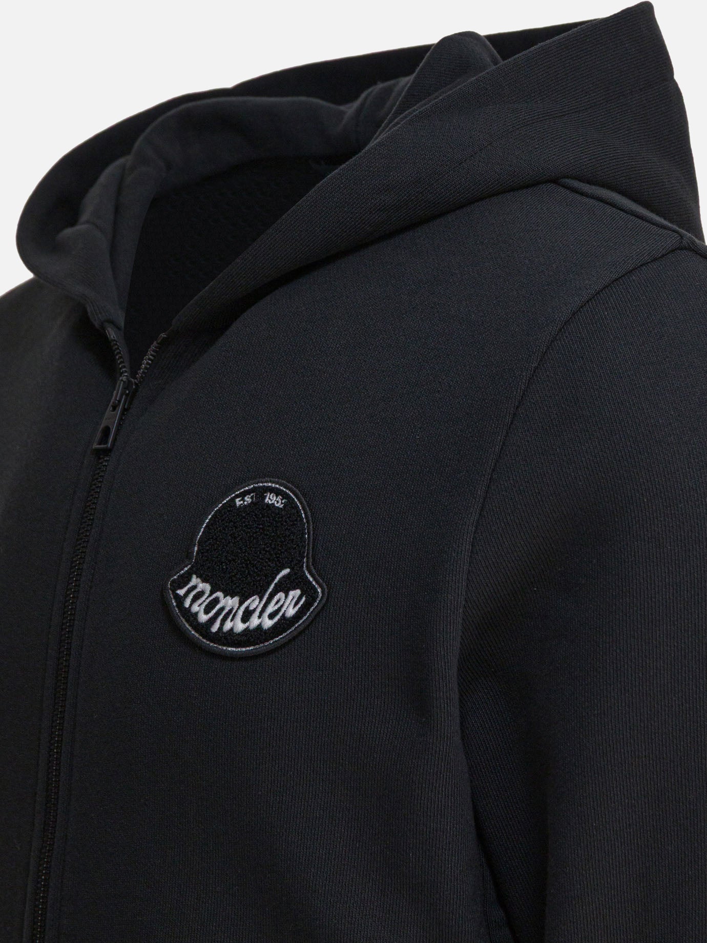 Full zip sweatshirts Logo  Black - Moncler Men | PDP | VIETTI Online Store | Zoom-Modal_4
