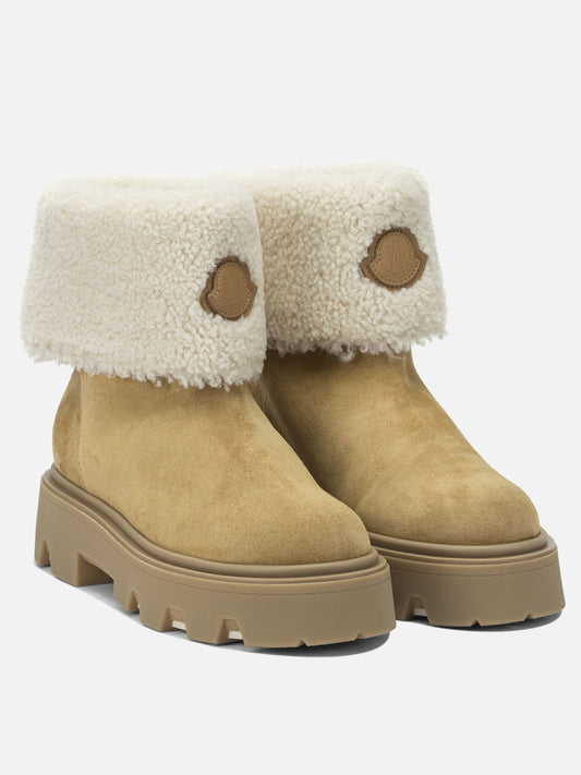 Stivaletti pull-on 100% shearling - 100% rubber  Beige - Moncler Donna | PLP | VIETTI Online Store | 2
