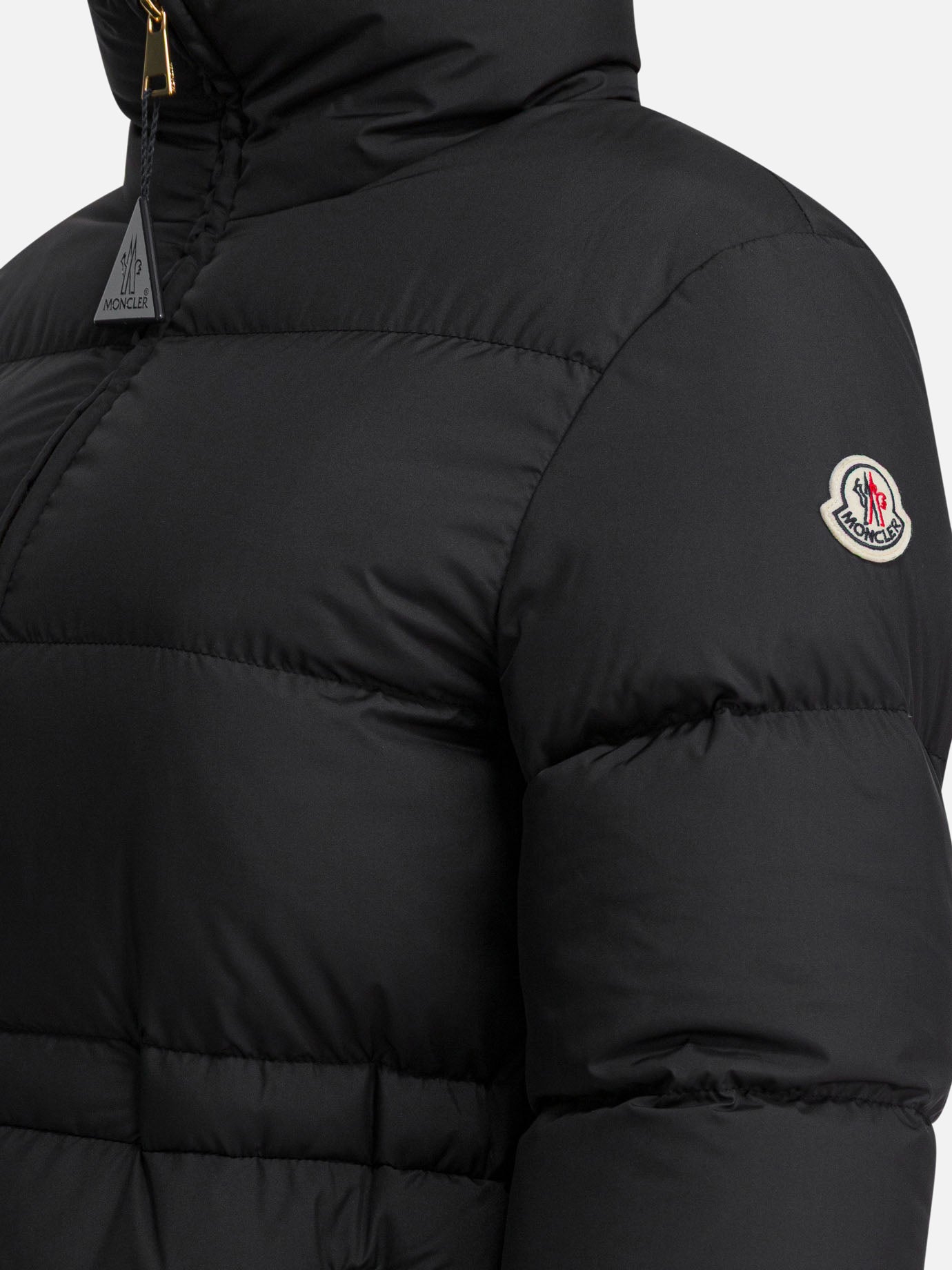 Down jackets Logo  Black - Moncler Women | PDP | VIETTI Online Store | thumbnail_4