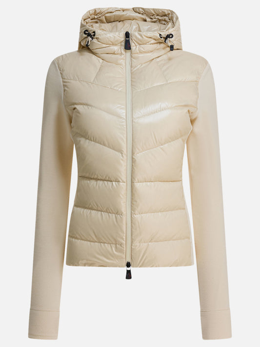 Felpe con zip Logo  Beige - Moncler Grenoble Donna | PLP | VIETTI Online Store 
